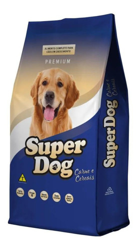 Ração Super Dog Premium Carne E Cereais 15kg