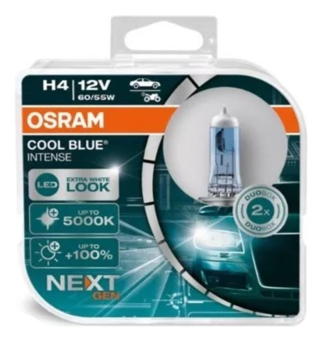 Bombillo H4* Osram Cool Blue Intense Next Generation