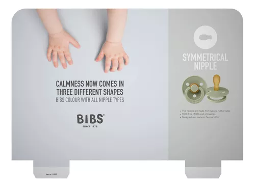  Bibs - Chupetes de bebé, goma natural sin BPA