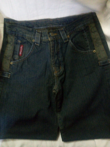 Pantalón Blue Jeans Marca Kamon Wrangler Para Niño Talla 32