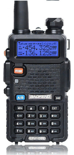 Rádio Comunicador Walk Talk Ht Baofeng Dual Band Uv5r +