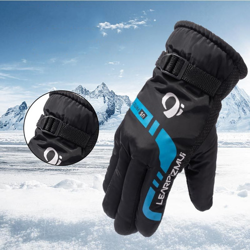 Guantes Impermeables Ajustables Guantes Deportivos Gruesos Y