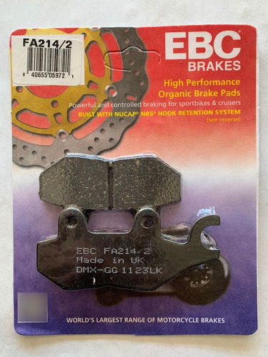 Balatas Traseras Triumph Bonneville T100 Tiger Ebc Fa214/2