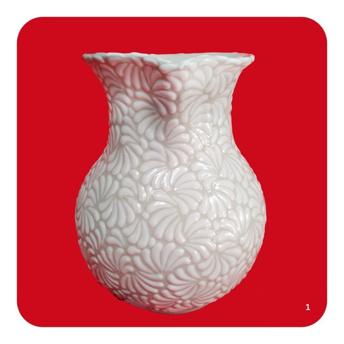 Imagen 4 de 6 de Jarra De Talavera Poblana Barroca Blanca C/6 Vasos M1 Jrr