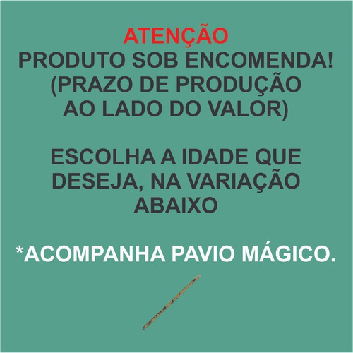Imagem 3 de 3 de Vela Em Biscuit Balão De Ar,personalizada Vela Topo De Bolo