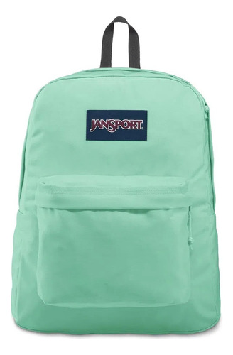 Jansport Mochila Superbreak Plus Fresh Mint 26l Js0a4queew7 Color Verde claro Diseño de la tela Liso