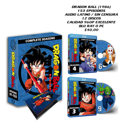 Dragon Ball / Dragon Ball Z Anime Completo Hd 1080p Latino