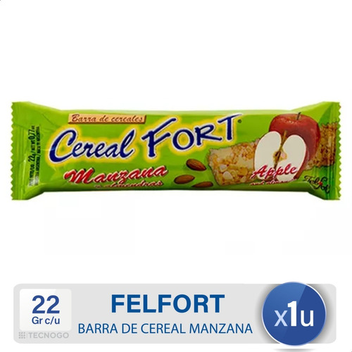 Barra De Cereal Felfort De Manzana - Mejor Precio