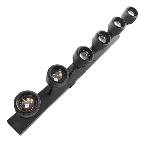 Kit 4 Ribalta Pimbim Foco Ajustavel 30w Branco Quente Dmx