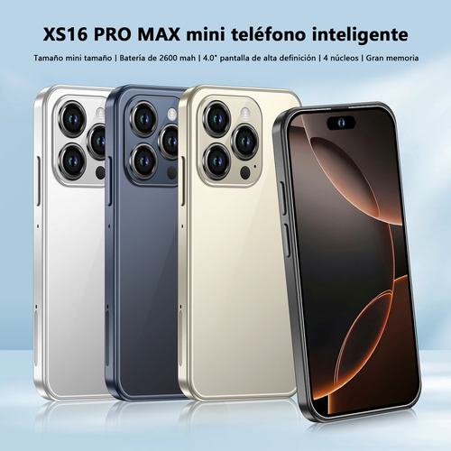 Android Celulares Mini Xs16 Pro Max 4.0 Pulgadas Barato Ram2gb Y Rom16gb