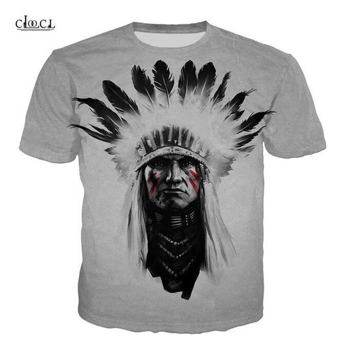 Divertida Camiseta De Indios Con Estampado 3d, Unisex