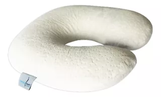 Almohada inteligente Memory Foam Cuello 35 cm x 6 cm blanca