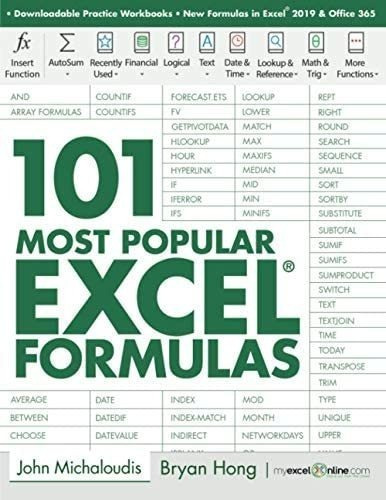 Libro: 101 Most Popular Excel Formulas (101 Excel Series)