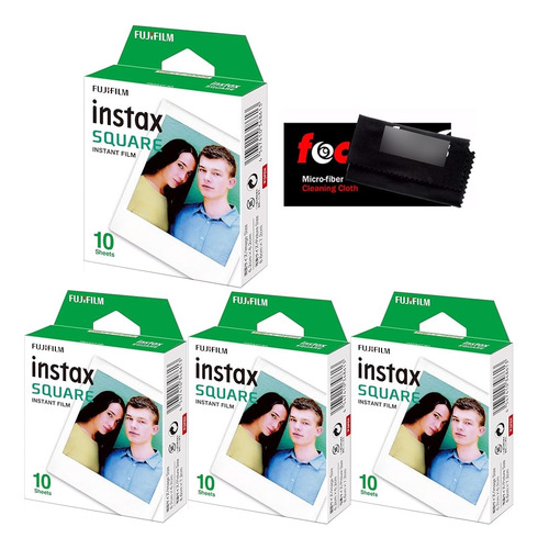 Fujifilm Instax 3216574269 (1 unidad) Cuadrada 40 exposiciones.