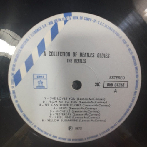 Imagem 7 de 8 de Vinil Lp The Beatles A Collection Of Beatles Oldies Encarte