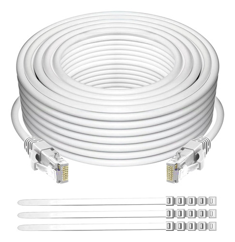 Cable De Red Lan Ethernet 30 Metros Cat6 Internet Consola