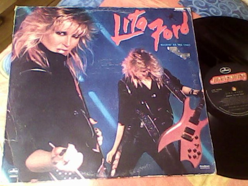 Disco Lp De Acetato Lita Ford, Dancin On The Edge