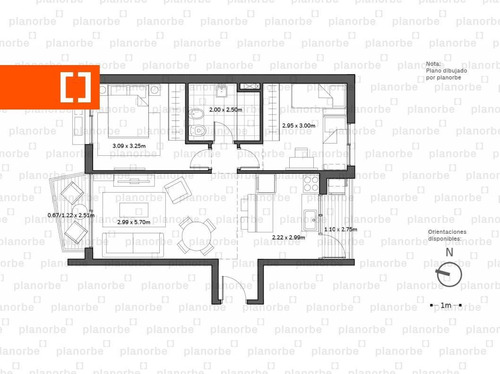 Venta De Apartamento Obra Construcción 2 Dormitorios En Centro, Nostrum Central Unidad 307
