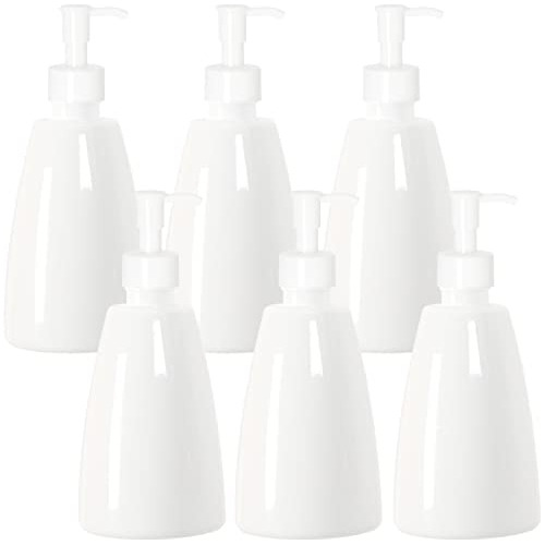 Paquete De 6 Botellas De Plástico Con Bomba Youngever, Blanc