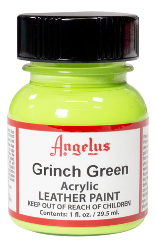 Pintura Acrilica Para Cuero Angelus Verde Grinch 29.5ml