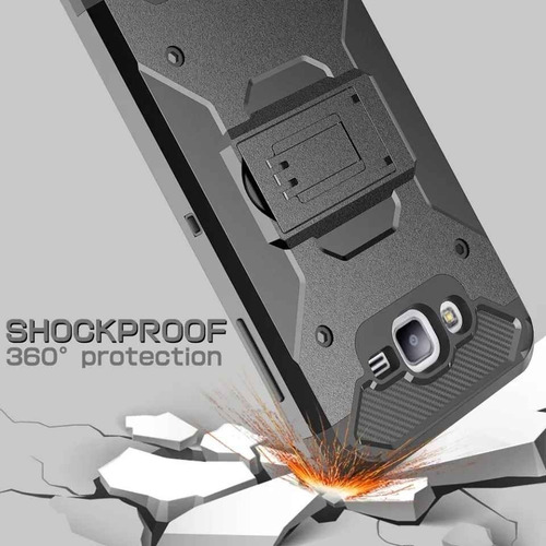 Imagen 3 de 4 de Case Galaxy S7 Normal Funda S7 C/ Parador Inclinable Negro