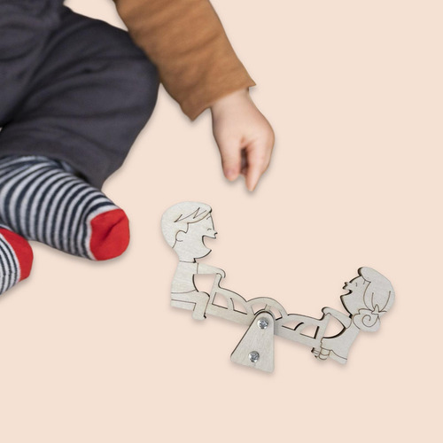 Tablero Sensorial Montessori, Juguete Opcional Balancín