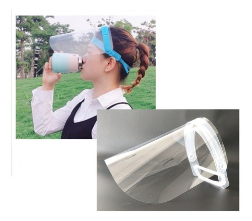 Imagen 2 de 5 de Face Shields Protector Facial Máscara Coronavirus Covid-19