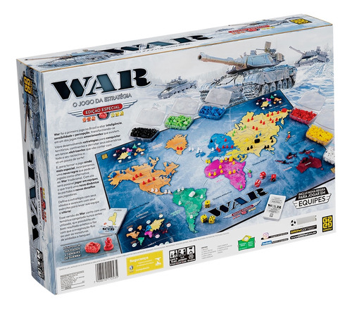 Jogo War Edição Especial Tabuleiro Estratégia Mesa Guerra