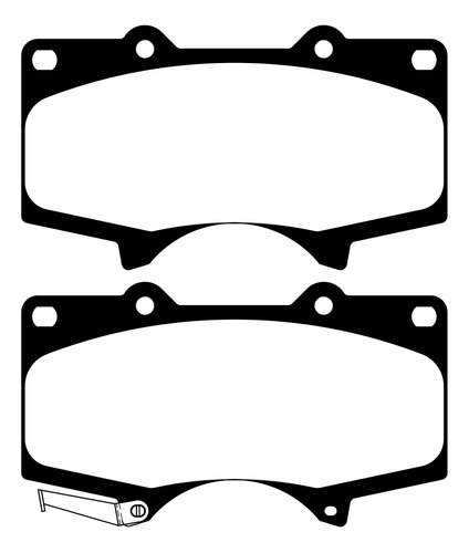 Pastillas De Freno Para Toyota Hilux 3.0 L 4x4 16/18 Litton