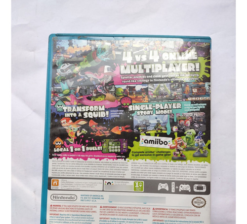 Splatoon Nintendo Wii U (Usado)