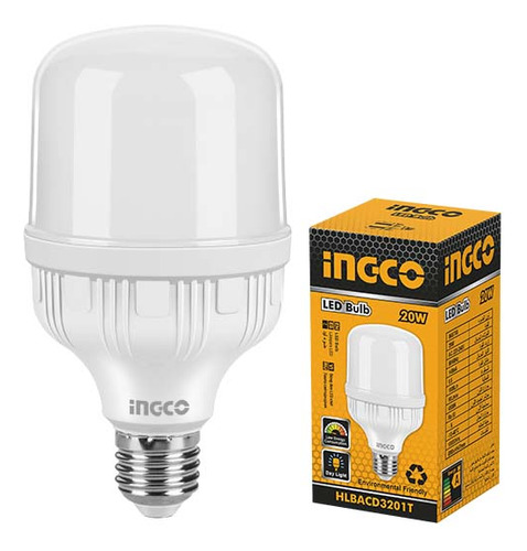 Lampara Led T 20w E27 Luz Fria Ingco Hlbacd3201t Ma