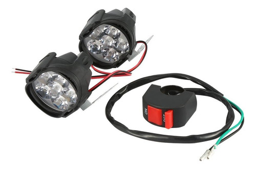 Faros Delanteros 6 Led/4 Led/9 Led Super Brillante Niebla Fo