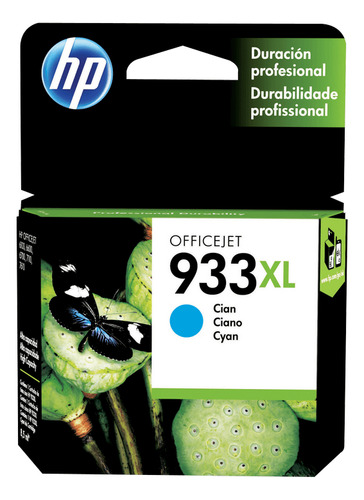 Tinta 933xl Original Hp Color Cian/cyan/azul Envío Gratis 