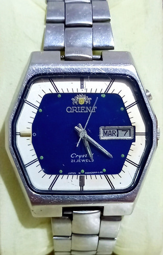 Reloj Vintage Orient Titan Automático Tamaño Jumbo 41mm Raro