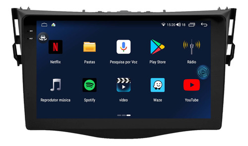 Multimidia Rav4 06/13 Proton G3 Android 14 8gb 128gb Voz 9p