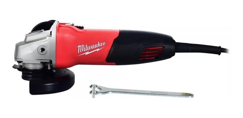 Imagen 3 de 3 de Miniesmeriladora angular Milwaukee 6130-33 roja 750 W 120 V + accesorio