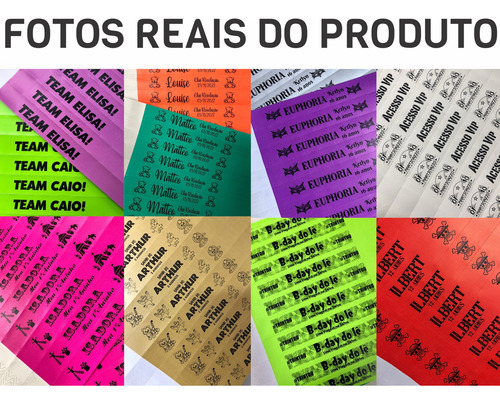 4500 Pulseiras Identificação Vip Festa Evento Personalizada