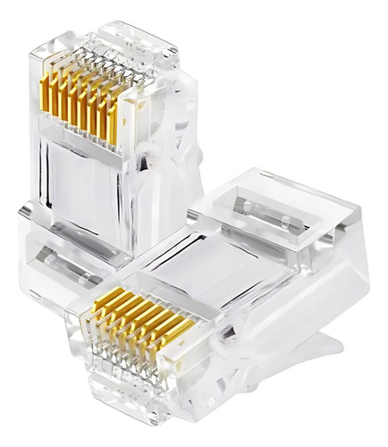 Kit Com 5 Cabos De Rede Cat 5 Azul Rj45m/rj45m