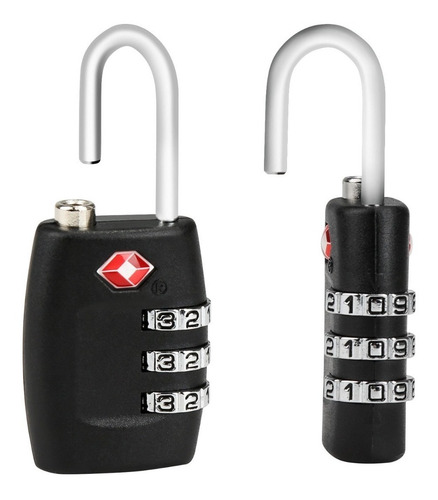 Candado Tsa Equipaje De Seguridad - Combinación De 3 Dígitos