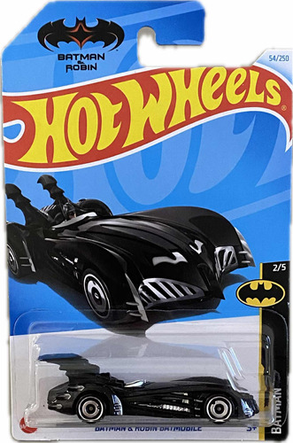 Hot Wheels Batman & Robin Batmobile Negro 2/5 Batman | 2024