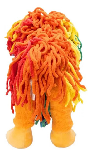 Peluche Yarnaby Bobby Con Forma De León Colorido