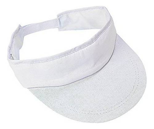 Kit Der Manualidades - Do It Yourself White Canvas Visors-48