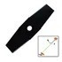 Imagem 3 de 4 de Faca Lâmina 2 Pontas Para Roçadeira - 305mmx90mm Furo 25,4mm