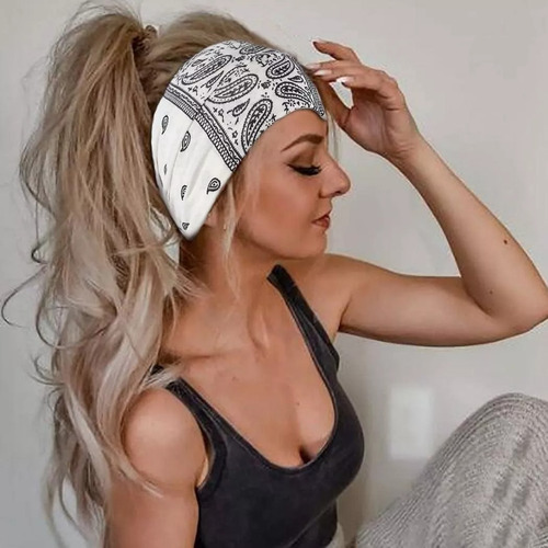6pcs Bohemias Banda Elástica Diadema Mujer Cabello Turbante