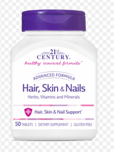  Vitamina Hair,skin & Nailscentury21 50tabletas