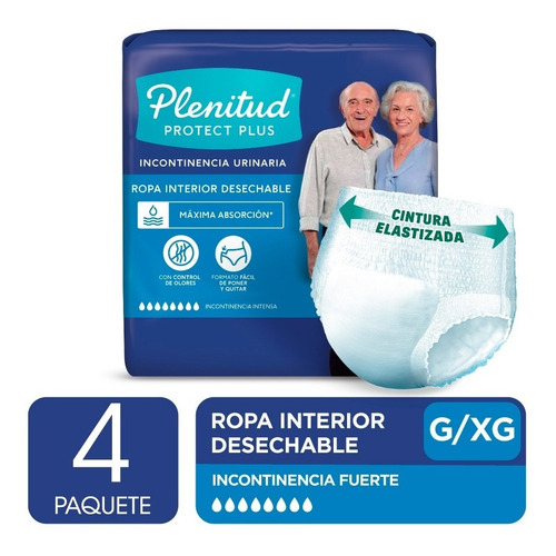 Imagen 2 de 3 de Plenitud Protect Plus Ropa Interior X 16 Pack X 4