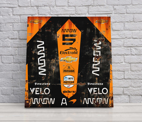 Cartel Pato Oward Indycar Mclaren Chevrolet 30x30 Cm