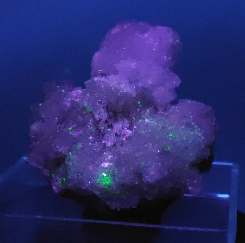 Mineral Raro Radioactivo Uranio Uranofano Fluorescente Uv #1