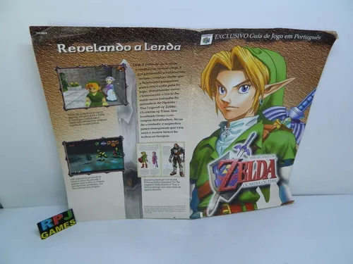 Zelda Ocarina Of Time 64 Guia Do Jogo Portugues N64 Nintendo - Escorrega o  Preço