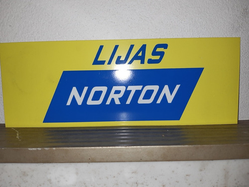 Cartel Chapa Norton 30 X 10 Cns